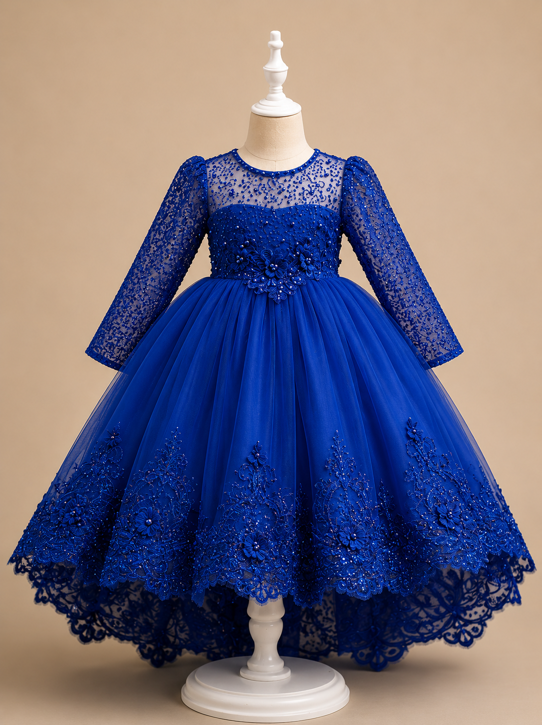 Perlen-Spitzenkleid