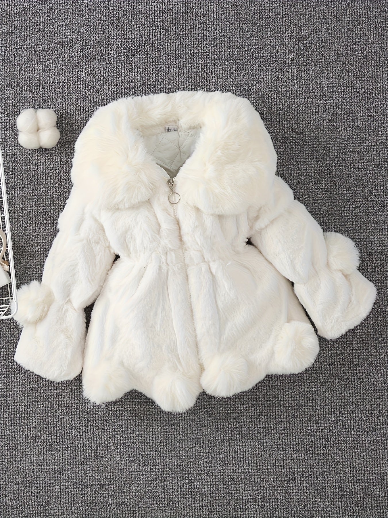 Veste polaire épaisse et chaude à revers pour filles, mode automne-hiver, avec doublure douce - Veste épaisse et chaude à fermeture éclair intégrale, vêtement d'extérieur d'hiver confortable en polaire lavable en machine, convient pour un usage quotidien