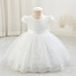 Robe de princesse pour enfants, robe d'anniversaire avec grand nœud, jupe tutu, robe brodée pour filles, robe de saison des mariages, saison de la rentrée scolaire, robe d'Halloween, robe de Noël, robe de cérémonie haut de gamme