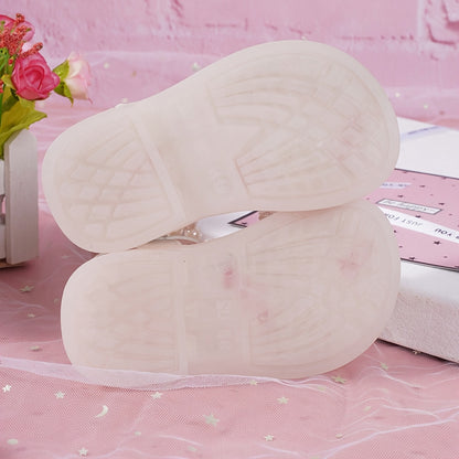 1 Paire de Sandales Princesse à Perles Scintillantes pour Filles - Élégantes, Respirantes et Confortables avec Fermeture, Chaussures d'Été Légères Antidérapantes pour Jeux Intérieurs/Extérieurs, Plage et Tenue Décontractée, Sandales à Bretelles