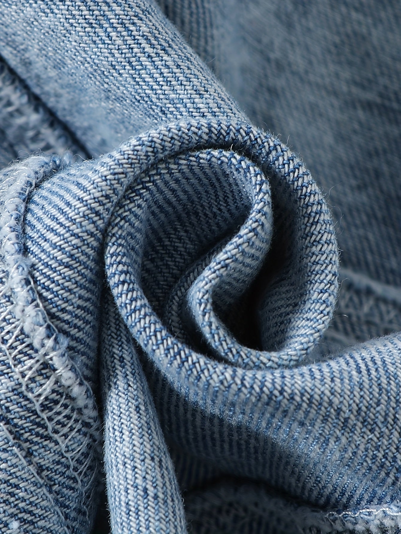 Veste à capuche bleu clair avec manches délavées - Manteau extérieur doux non extensible adapté pour &, lavable en machine - Veste décontractée