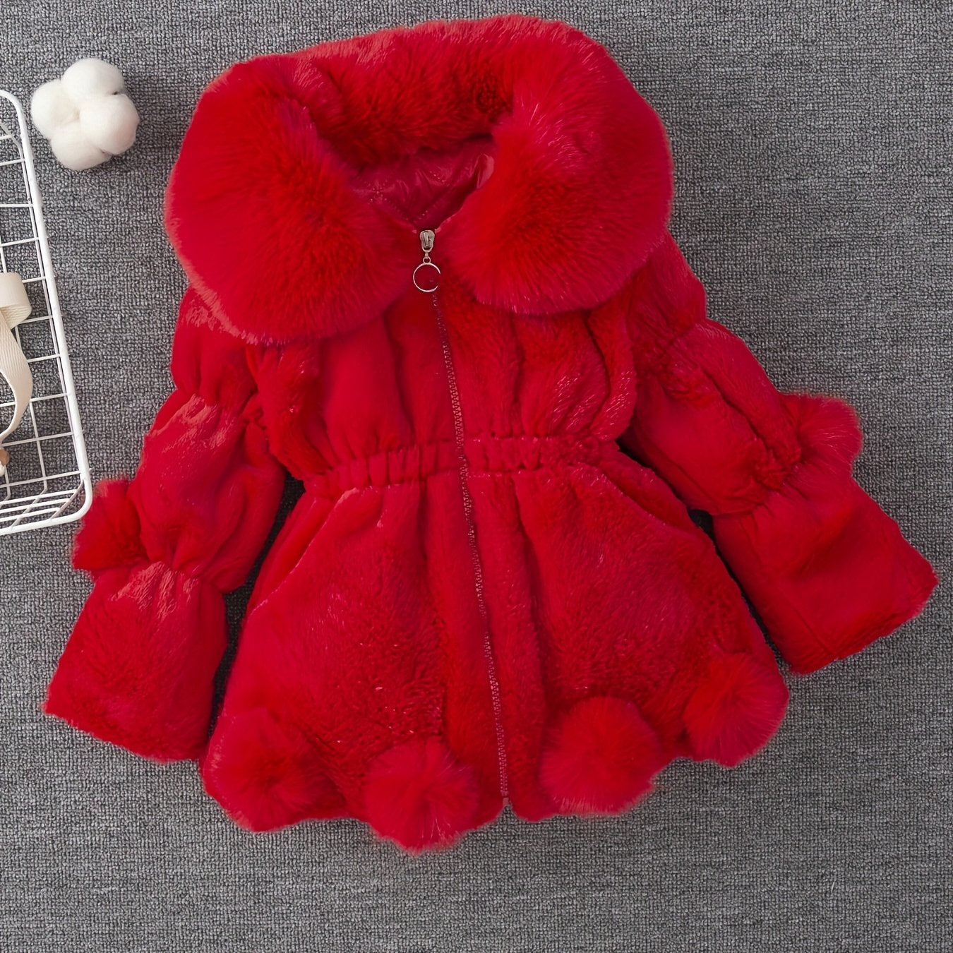 Veste polaire épaisse et chaude à revers pour filles, mode automne-hiver, avec doublure douce - Veste épaisse et chaude à fermeture éclair intégrale, vêtement d'extérieur d'hiver confortable en polaire lavable en machine, convient pour un usage quotidien