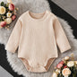 Nouvelle combinaison sans pantalon pour bébé, en tissu côtelé confortable qui protège le ventre et la peau, et respirant. Facile à changer les couches, convient aux bébés de 0 à 18 mois à porter à la maison toute l'année, parfaite pour l'extérieur