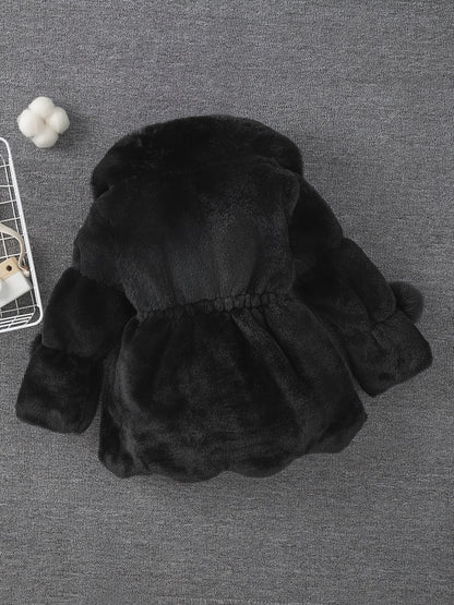 Veste polaire épaisse et chaude à revers pour filles, mode automne-hiver, avec doublure douce - Veste épaisse et chaude à fermeture éclair intégrale, vêtement d'extérieur d'hiver confortable en polaire lavable en machine, convient pour un usage quotidien