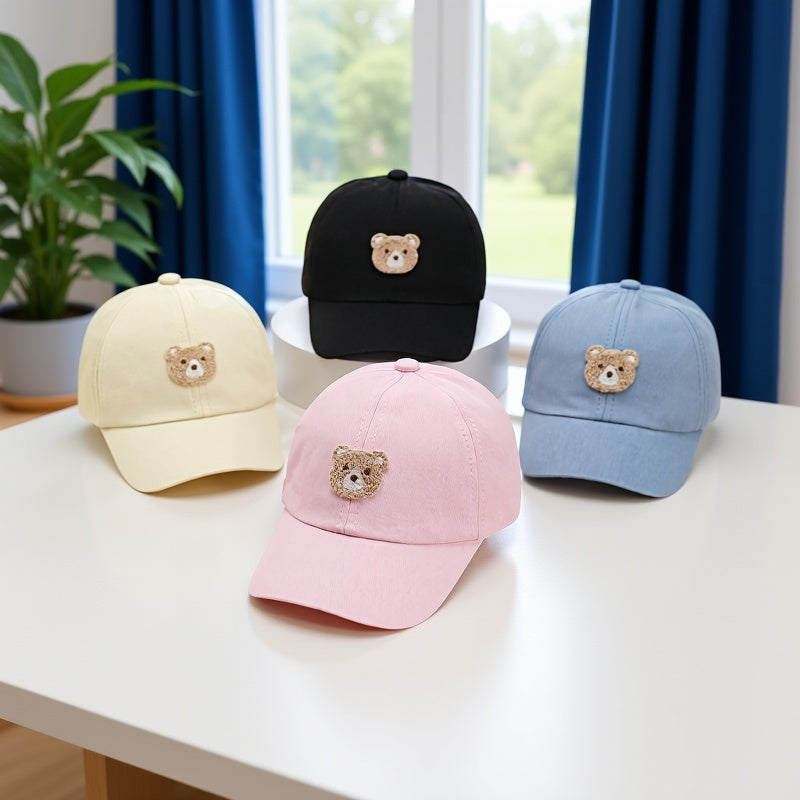 1 Casquette de Baseball Mignonne Ours pour Enfants - Chapeau de  Solaire pour 1-3 Ans