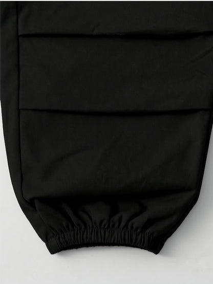 Pantalon Long de Printemps/Automne pour Fille avec Poches Latérales et Poignets Élastiques, Parfait pour l'Extérieur