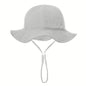 1pc Chapeau de pêcheur doux et mignon pour bébé, bonnet doux et absorbant la transpiration, convient pour une utilisation quotidienne et à l'extérieur, nouveau chapeau de pêcheur printemps été, styles multicolores disponibles