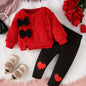 Red Bow Winter Set