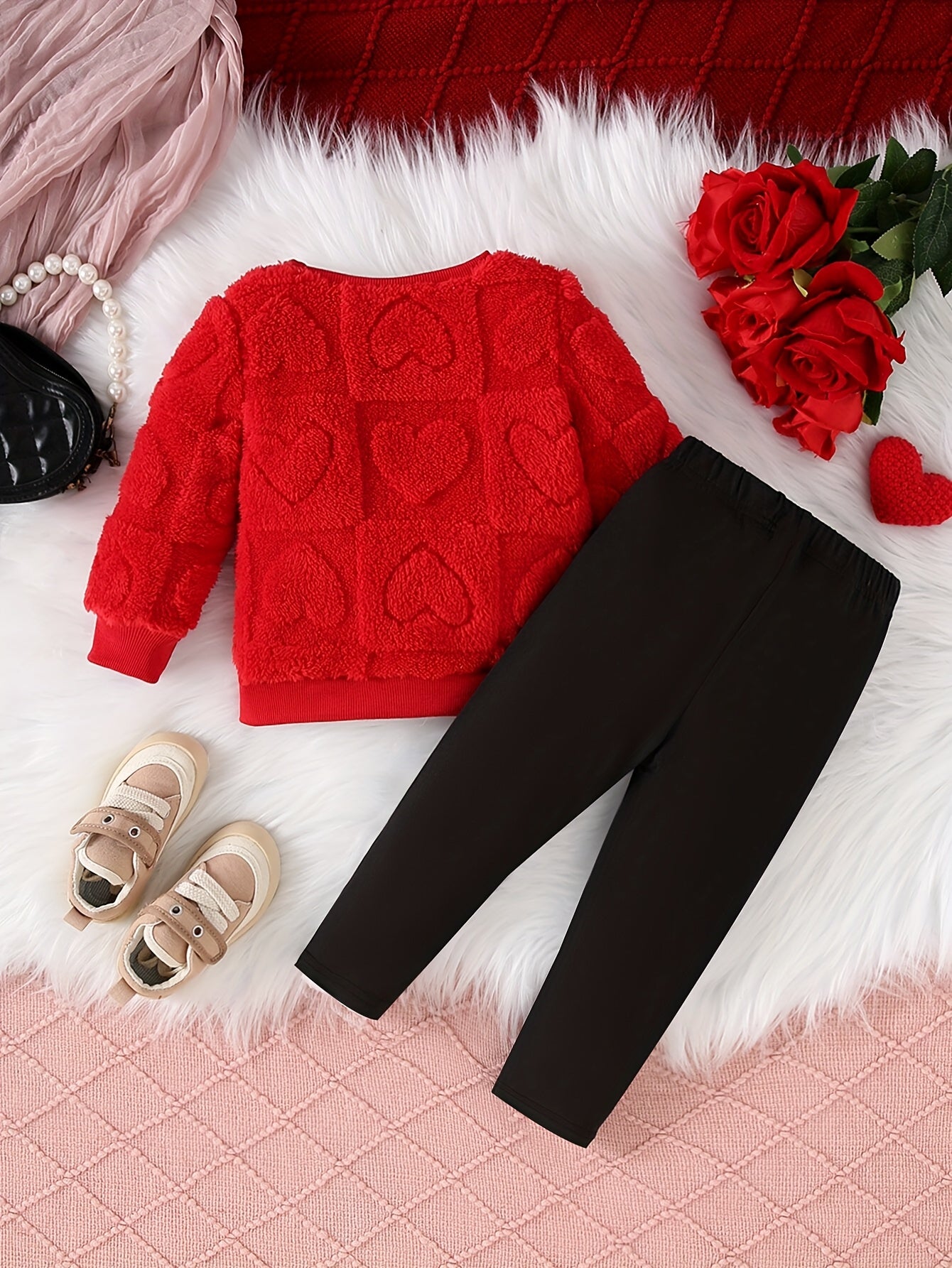 Red Bow Winter Set