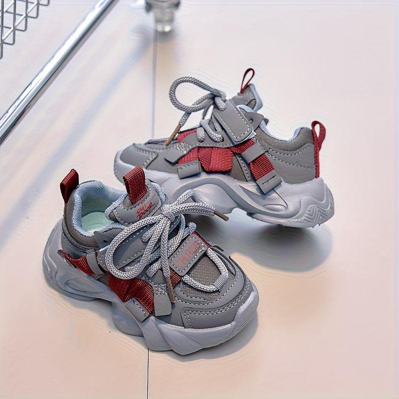 1 Paire de Baskets Unisexe pour Enfants, Élégantes et Polyvalentes pour un Look Décontracté Printemps et Automne