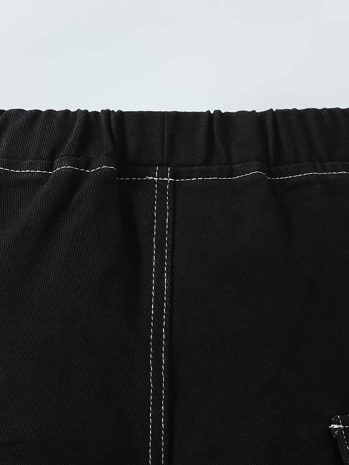 Washed Straight Jeans