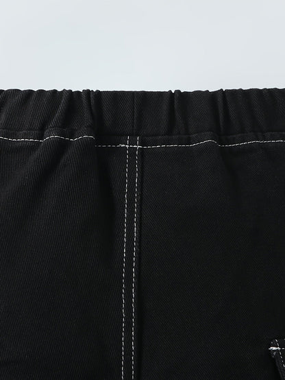 Washed Straight Jeans