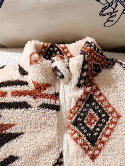 Veste de printemps pour bébé garçon, style carré et élégant en peluche, veste polyvalente et élégante pour bébé garçon, vêtements confortables et décontractés pour tous les jours, idéale pour la rentrée scolaire, vêtements chauds et doux pour nouveau-né,