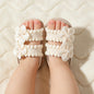 Sandales d'été pour bébé fille avec fleur, semelle souple, chaussures habillées pour nouveau-né, tout-petit, premier pas, lit bébé