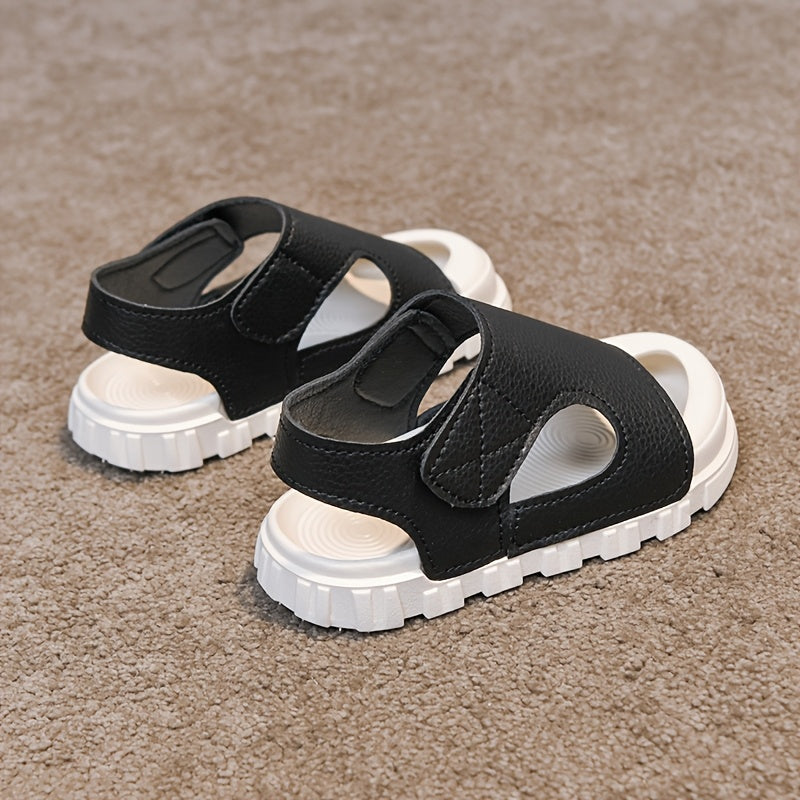Nouvelles sandales de plage d'été douces et confortables pour enfants avec fermeture facile à enfiler/retirer, sandales de sport légères et antidérapantes, adaptées pour le quotidien, l'école et les tenues décontractées des enfants
