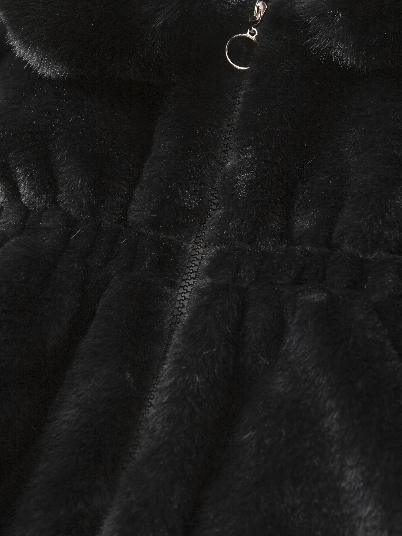 Veste polaire épaisse et chaude à revers pour filles, mode automne-hiver, avec doublure douce - Veste épaisse et chaude à fermeture éclair intégrale, vêtement d'extérieur d'hiver confortable en polaire lavable en machine, convient pour un usage quotidien