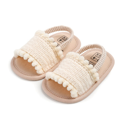 Sandales d'été pour bébés filles, semelle souple, nouveau-nés, tout-petits, premiers pas, chaussures de lit