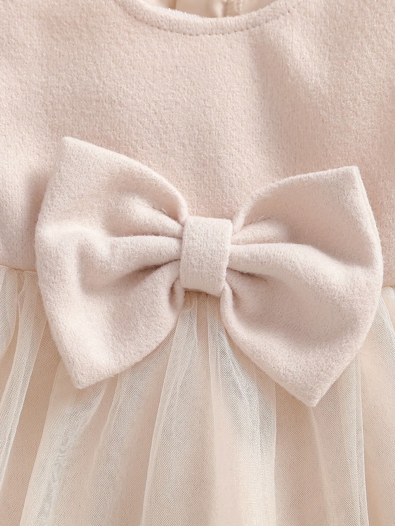 Ensemble 2 pièces pour Filles Automne/Hiver : Manteau en Fausse Fourrure et Robe de Baptême en Maille, Tenue de Rentrée Scolaire, Robe Style Princesse d'Hiver avec Nœud et Col en Fausse Fourrure Chaud, Convient pour Occasions Spéciales, Fêtes et Sorties,