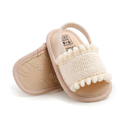 Sandales d'été pour bébés filles, semelle souple, nouveau-nés, tout-petits, premiers pas, chaussures de lit