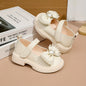 Une paire de chaussures plates princesse pour fille style papillon perlé, polyvalentes pour le quotidien et les fêtes, un excellent cadeau pour les étudiantes