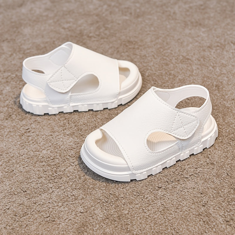 Nouvelles sandales de plage d'été douces et confortables pour enfants avec fermeture facile à enfiler/retirer, sandales de sport légères et antidérapantes, adaptées pour le quotidien, l'école et les tenues décontractées des enfants