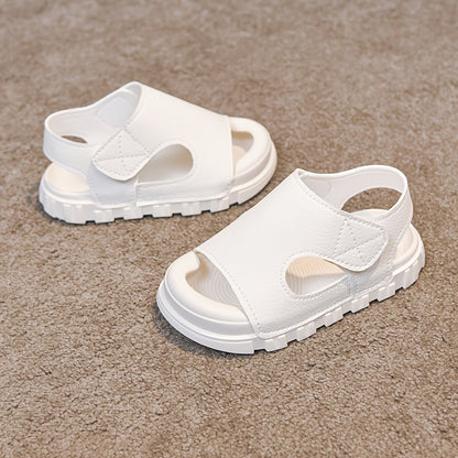Nouvelles sandales de plage d'été douces et confortables pour enfants avec fermeture facile à enfiler/retirer, sandales de sport légères et antidérapantes, adaptées pour le quotidien, l'école et les tenues décontractées des enfants