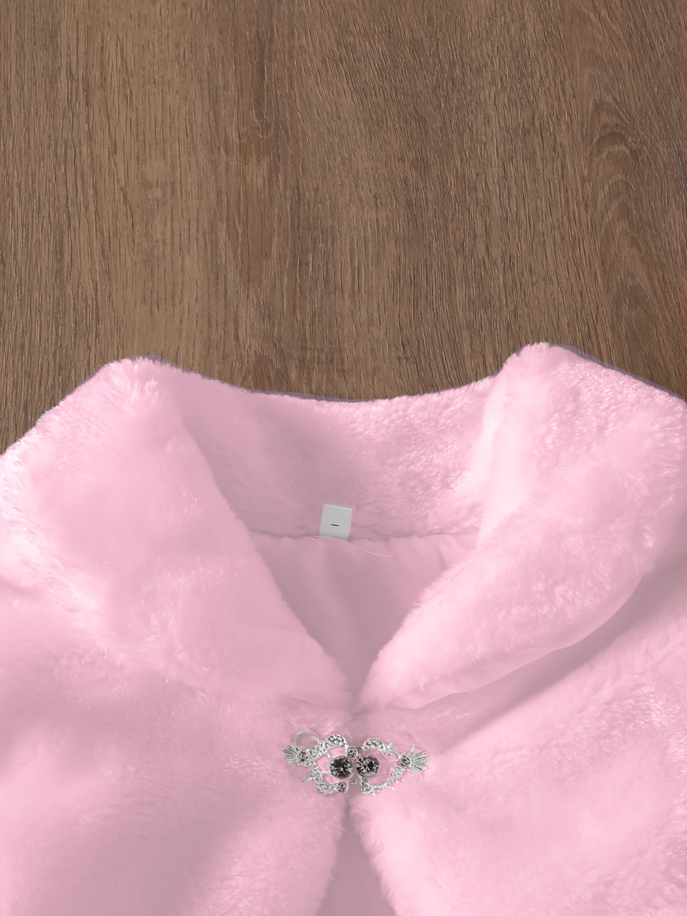 Châle Cardigan Cape pour Fille, à la Mode, Court, à Manches Longues, en Tissu Pelucheux de Couleur Unie, Veste Cardigan d'Hiver Chaude, Vêtement d'Extérieur Cardigan Décontracté, Élégant et Simple