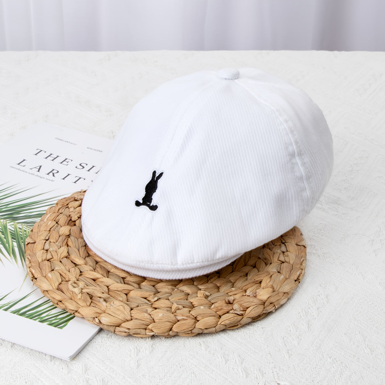 Un petit béret de lapin doux pour bébés garçons, parfait pour les anniversaires, les mariages, les célébrations et le quotidien tout au long de l'année