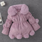 Veste polaire épaisse et chaude à revers pour filles, mode automne-hiver, avec doublure douce - Veste épaisse et chaude à fermeture éclair intégrale, vêtement d'extérieur d'hiver confortable en polaire lavable en machine, convient pour un usage quotidien