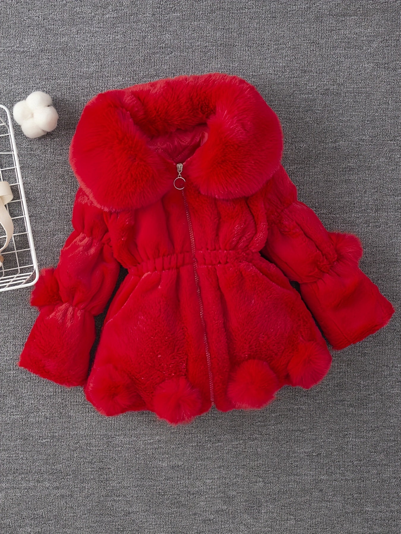 Veste polaire épaisse et chaude à revers pour filles, mode automne-hiver, avec doublure douce - Veste épaisse et chaude à fermeture éclair intégrale, vêtement d'extérieur d'hiver confortable en polaire lavable en machine, convient pour un usage quotidien