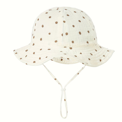 1pc Chapeau de pêcheur doux et mignon pour bébé, bonnet doux et absorbant la transpiration, convient pour une utilisation quotidienne et à l'extérieur, nouveau chapeau de pêcheur printemps été, styles multicolores disponibles