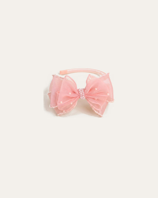 Tulle Bow Headband – Le Cocon d'Or