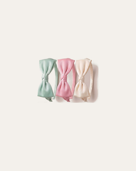 Fine Knit Bow Headband – Le Cocon d'Or
