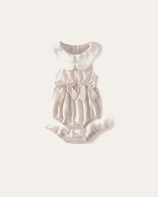 Bow Collar Summer Romper – Le Cocon d'Or
