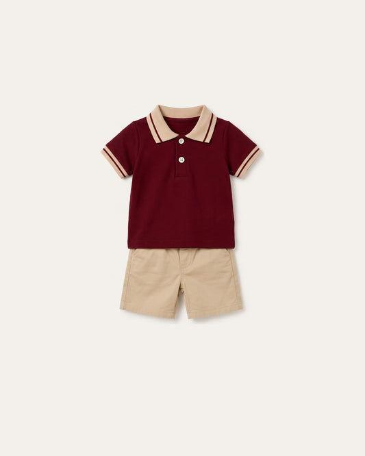 Waffle Collar Polo – Le Cocon d'Or