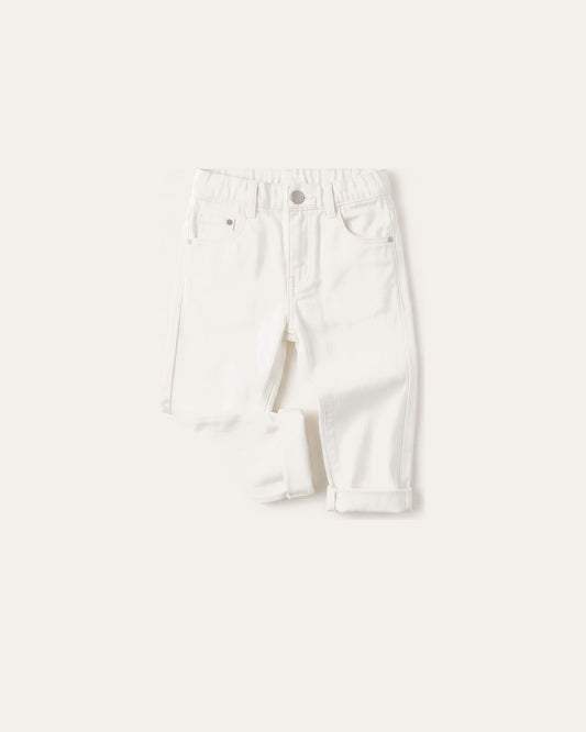 White Linen-Look Trousers – Le Cocon d'Or