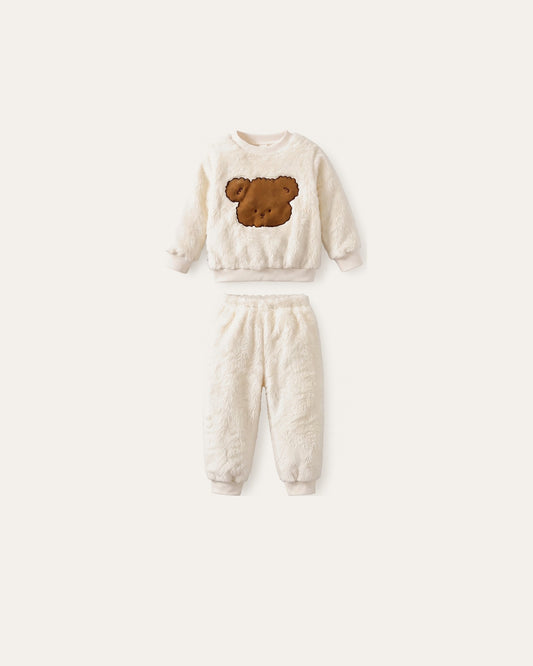 Teddy Print Two-Piece Set – Le Cocon d'Or