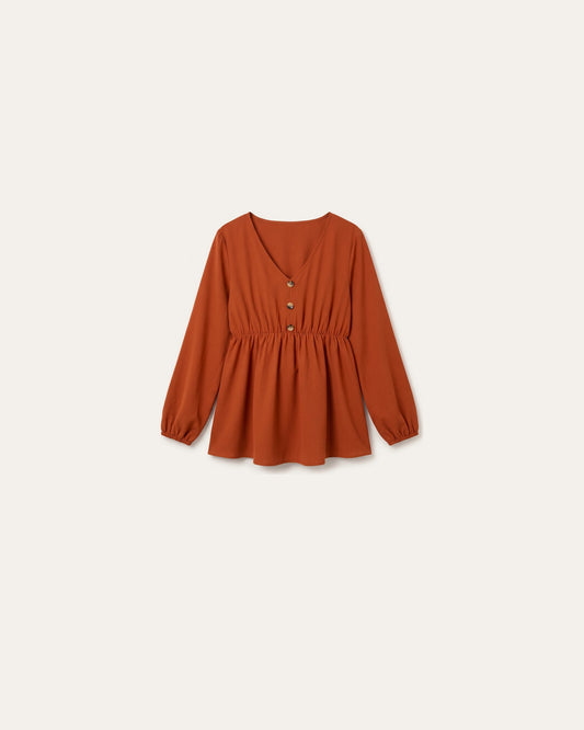 V-Neck Maternity Shirt – Le Cocon d'Or
