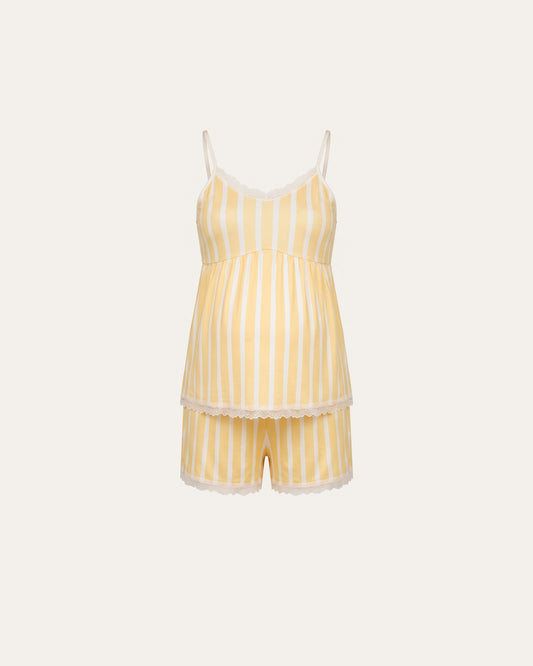 Striped Lace Maternity Lounge Set – Le Cocon d'Or