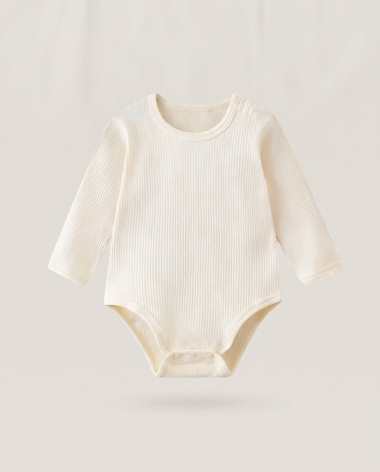 Ribbed Footless Romper – Le Cocon d'Or