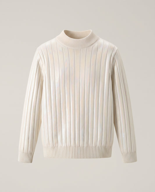 Crew Neck Knit Sweater – Le Cocon d'Or