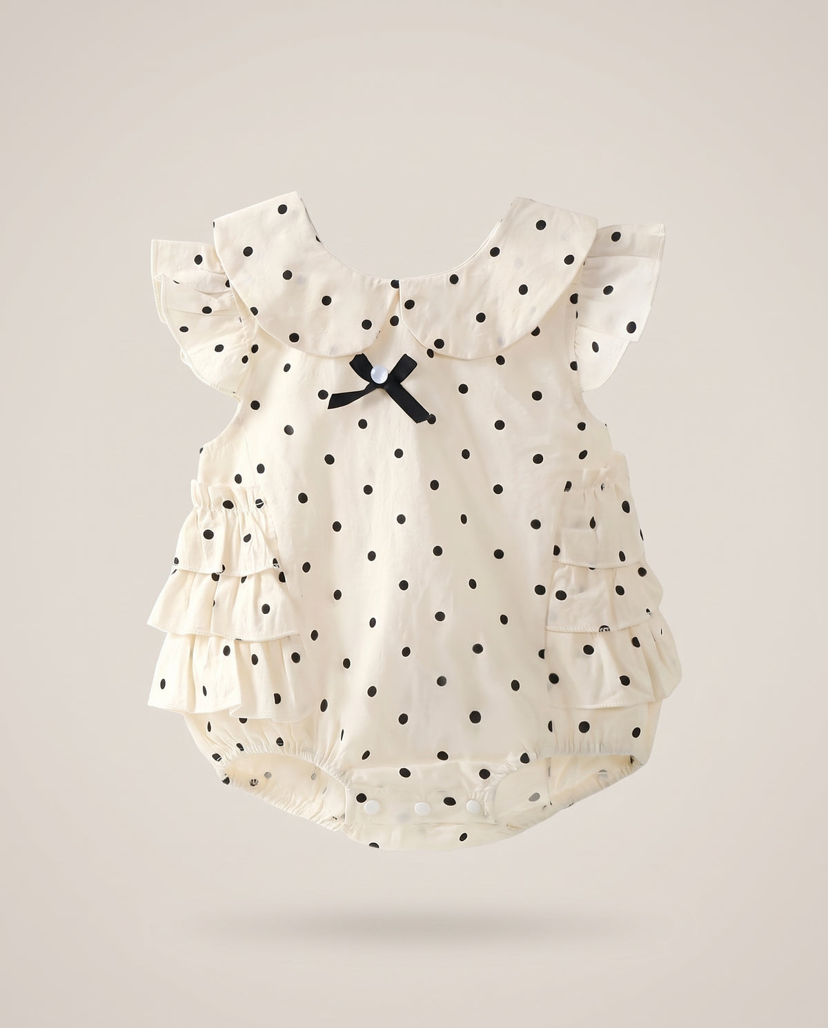 Polka Dot Peter Pan Romper – Le Cocon d'Or