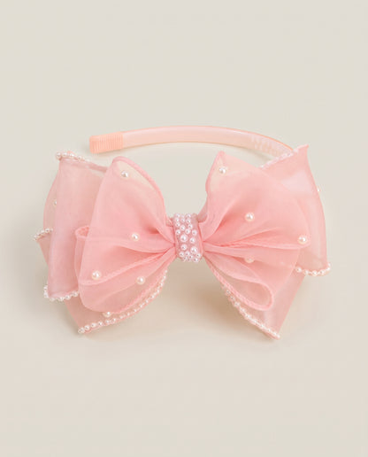 Tulle Bow Headband – Le Cocon d'Or