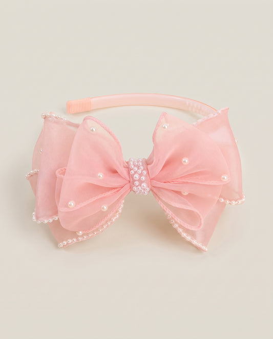 Tulle Bow Headband – Le Cocon d'Or