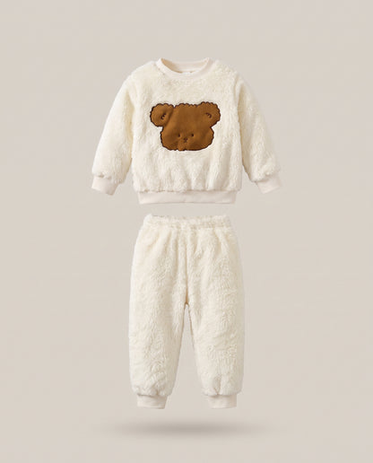 Teddy Print Two-Piece Set – Le Cocon d'Or
