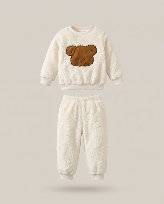 Teddy Print Two-Piece Set – Le Cocon d'Or
