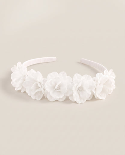 White Floral Headband – Le Cocon d'Or