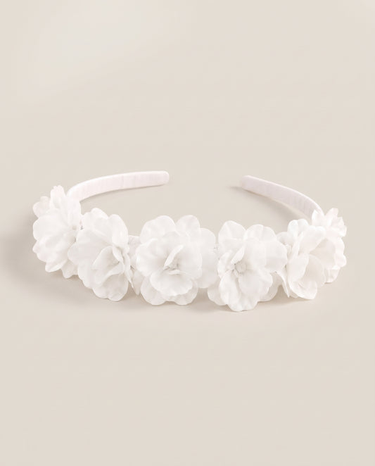 White Floral Headband – Le Cocon d'Or