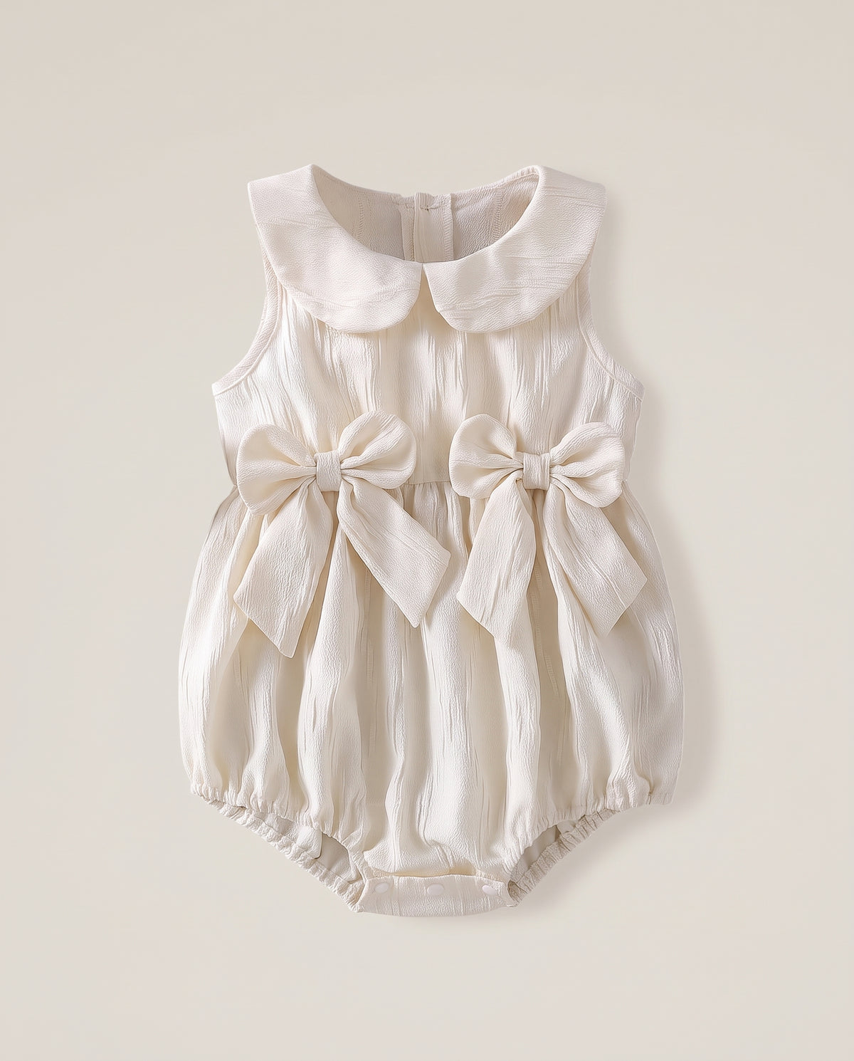 Bow Collar Summer Romper – Le Cocon d'Or