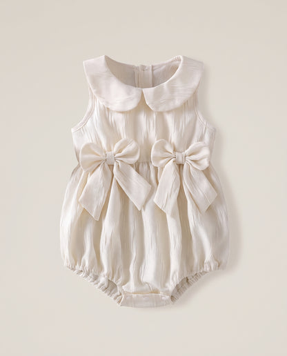 Bow Collar Summer Romper – Le Cocon d'Or